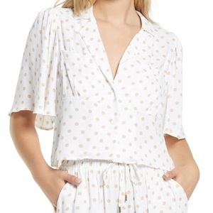 AFRM matching shirt and short set